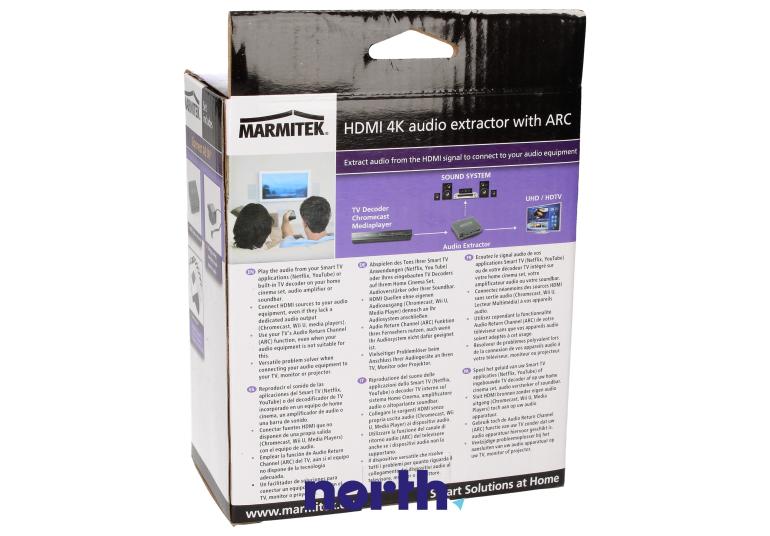 Konwerter Toslink/CINCH/COAX - HDMI,4