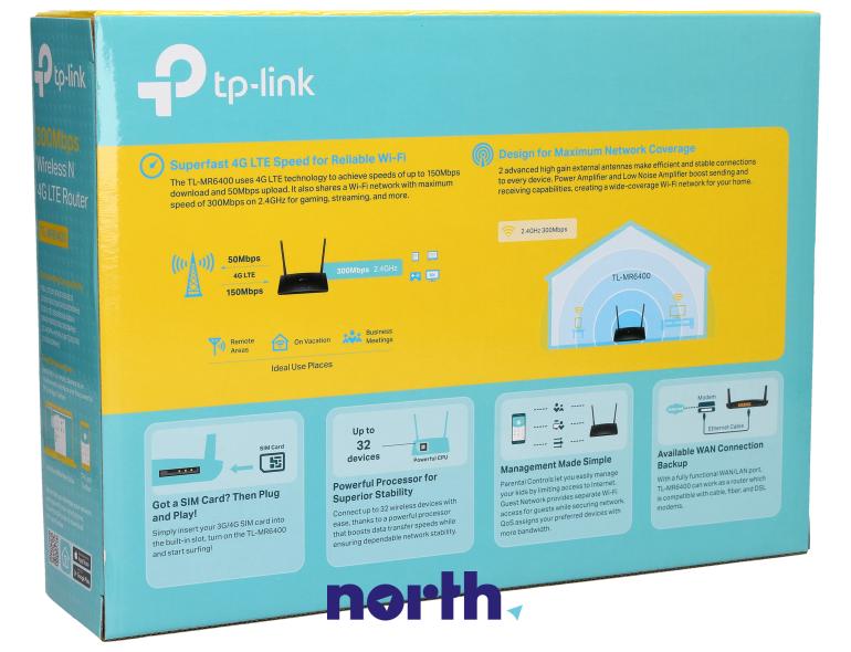 Router WLAN TP-LINK TLMR6400,1
