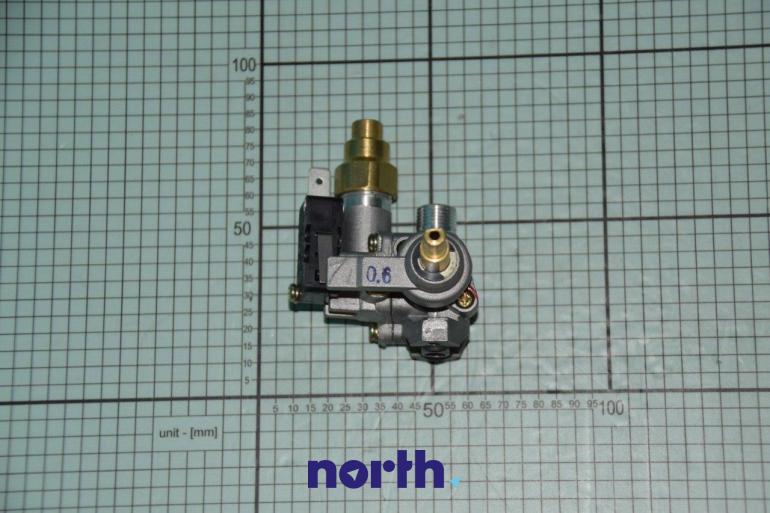 Zawór palnika średniego do płyty gazowej Amica 1033843,0