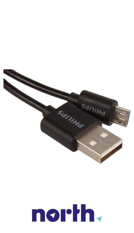 Ładowarka sieciowa z kablem i 2 gniazdami USB do smartfona Philips DLP2307 DLP2307U12,7