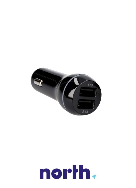 Ładowarka samochodowa z kablem lightning i 2 gniazdami USB do smartfona Apple DLP2357V/10 DLP2357V10,2