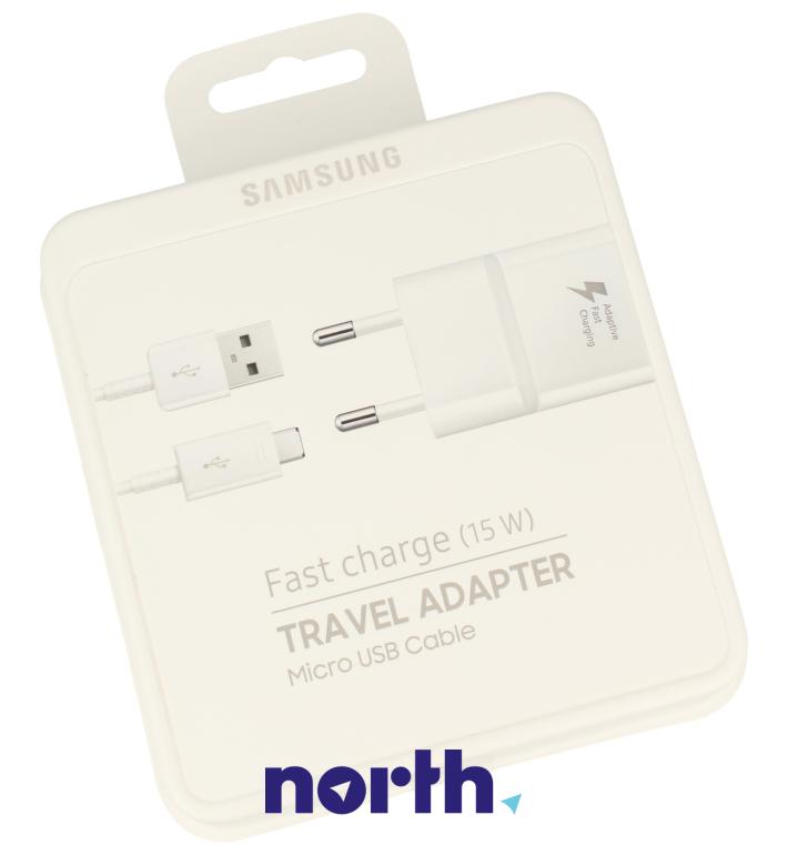 Ładowarka sieciowa USB z kablem do smartfona Samsung EPTA20EWEUGWW,0