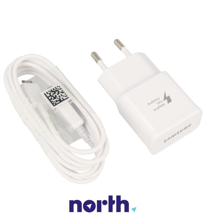 Ładowarka sieciowa USB z kablem do smartfona Samsung EPTA20EWEUGWW,3