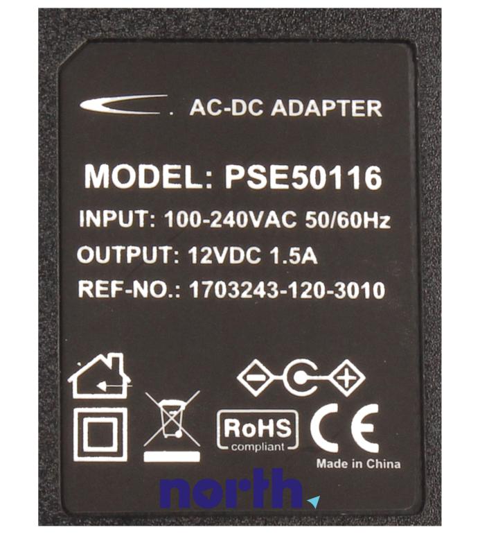 Ładowarka 12V do laptopa Acer PSE50116 EU 3,0x1,0mm z otworem,3