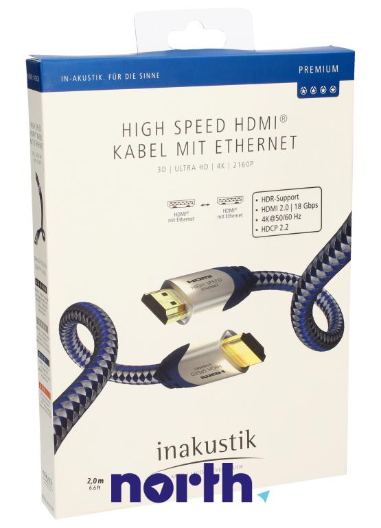 Kabel HDMI 4K Premium 2m,0