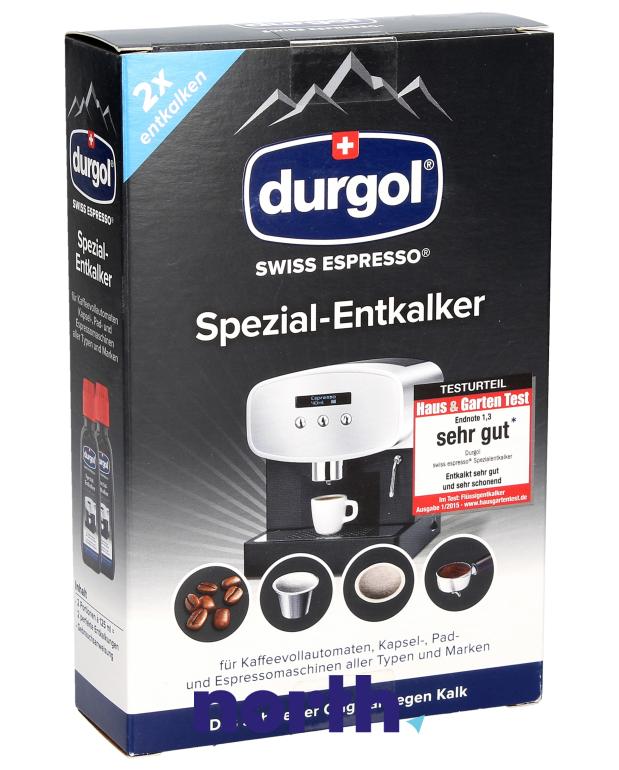 Odkamieniacz w płynie Durgol Swiss Espresso 2x125ml do ekspresu do kawy,0