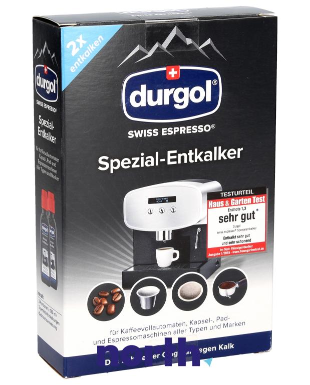 Odkamieniacz w płynie Durgol Swiss Espresso 2x125ml do ekspresu,0