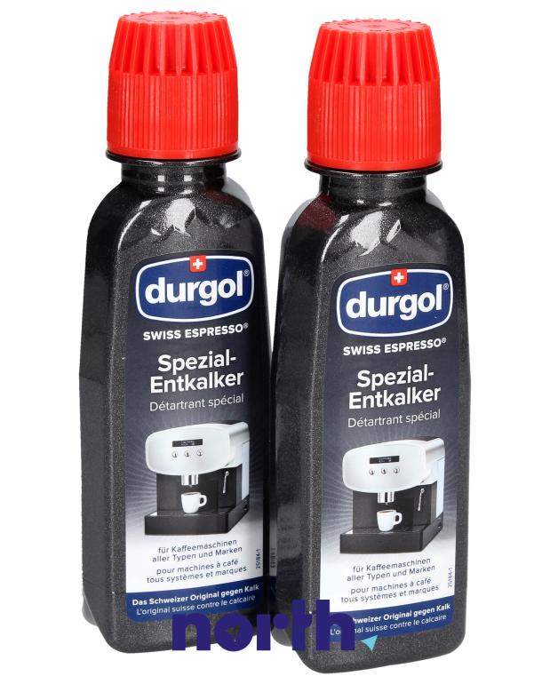 Odkamieniacz w płynie Durgol Swiss Espresso 2x125ml do ekspresu,2