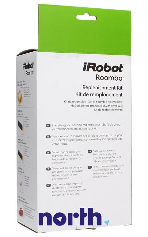 Zestaw akcesoriów (wałek, szczotka, filtr) do robota odkurzającego iRobot 4503462,1