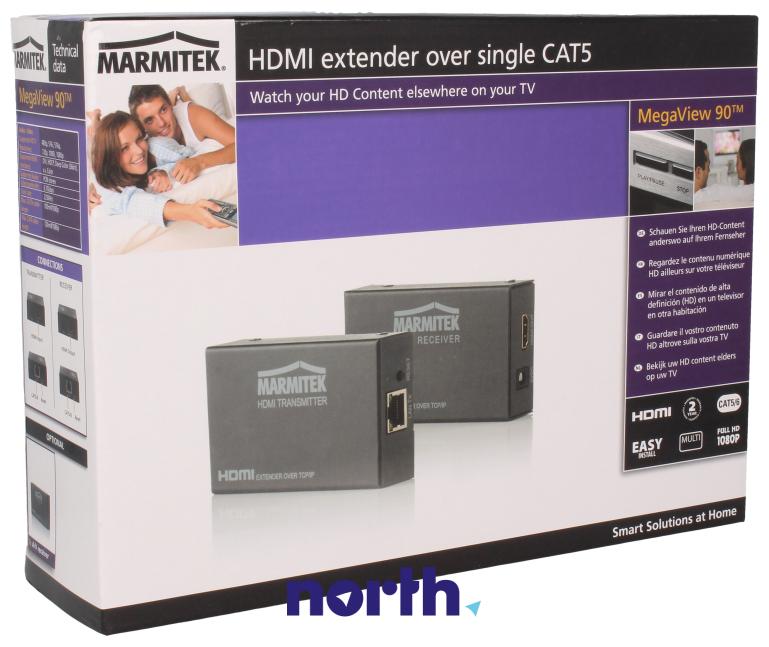 Transmiter + odbiornik sygnału HDMI 25008314 Technic,0