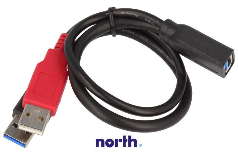 Adapter USB A 3.0 gniazdo / USB A 2.0 wtyk - wtyk USB A 3.0,0