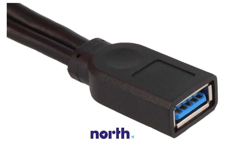 Adapter USB A 3.0 gniazdo / USB A 2.0 wtyk - wtyk USB A 3.0,2