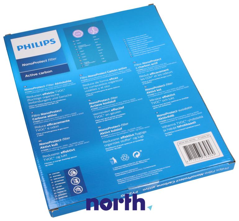 Filtr węglowy aktywny do oczyszczacza powietrza FY242030 Philips,1