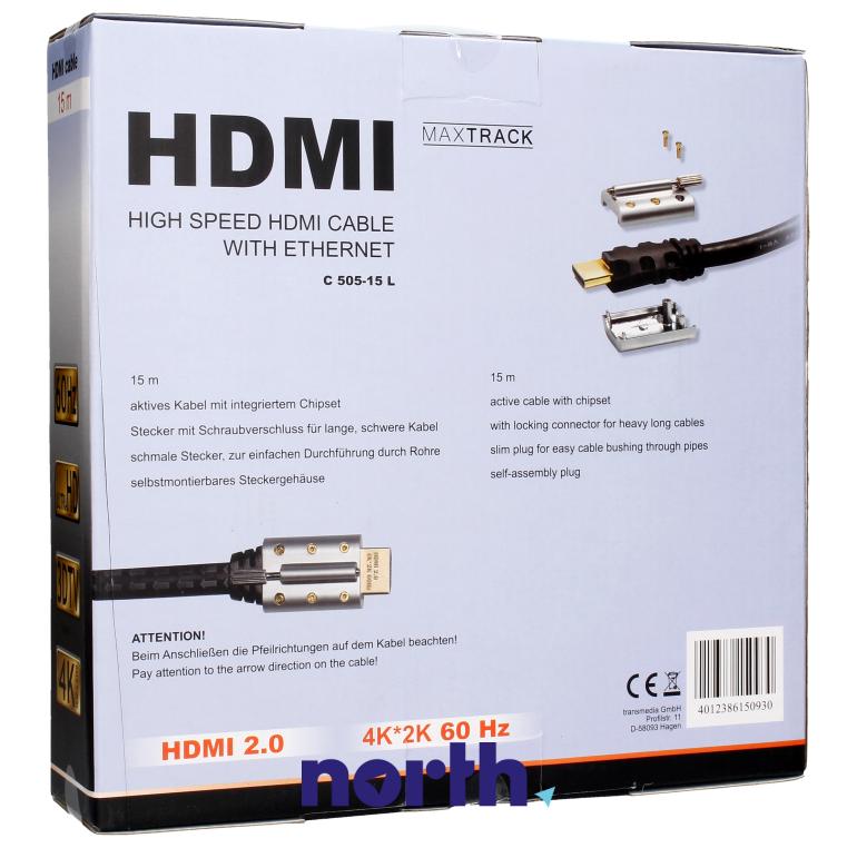 Kabel HDMI 4K Premium 15m,1