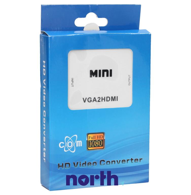 Konwerter VGA/CINCH na HDMI,0