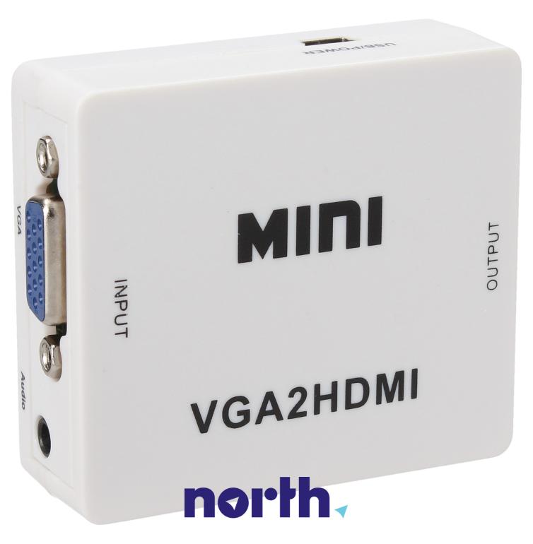 Konwerter VGA/CINCH na HDMI,1