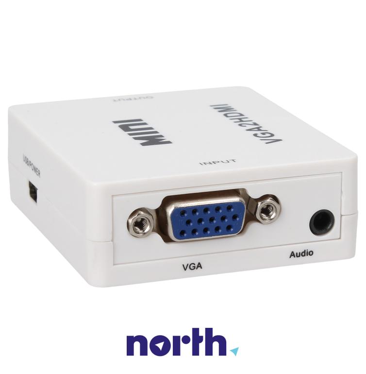 Konwerter VGA/CINCH na HDMI,3