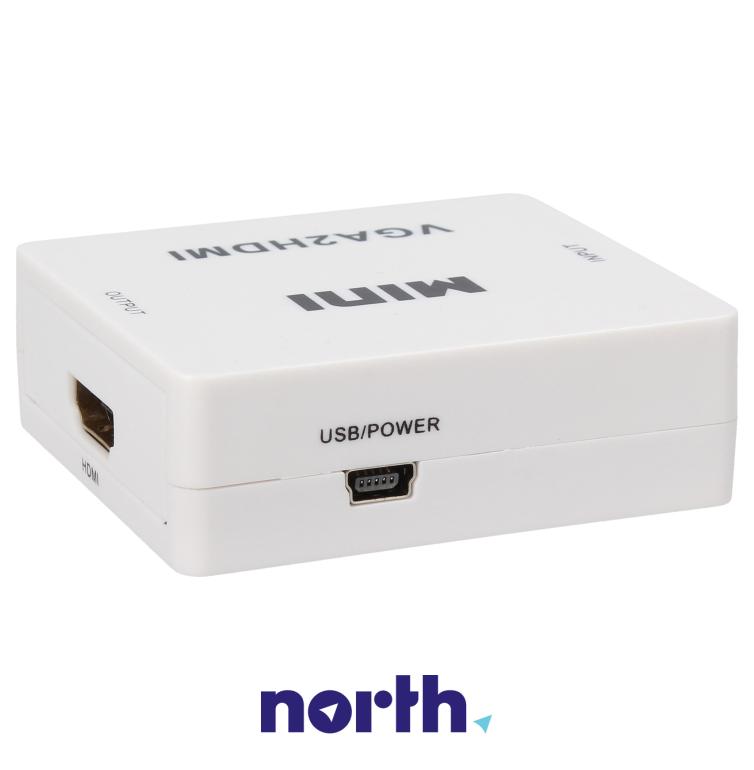 Konwerter VGA/CINCH na HDMI,4