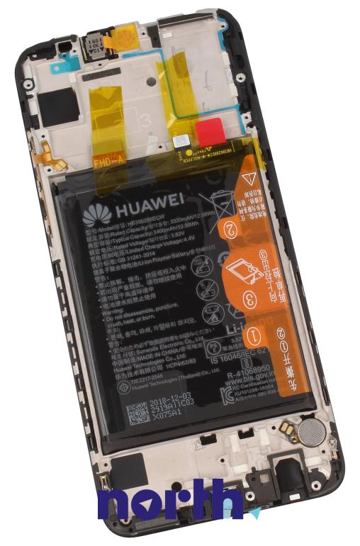 Wyświetlacz LCD z obudową i baterią do smartfona HUAWEI 02352JEY,1