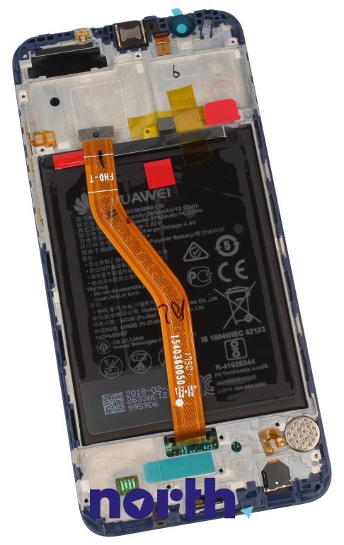 Wyświetlacz LCD z obudową i baterią do smartfona HUAWEI 02351SXB,1