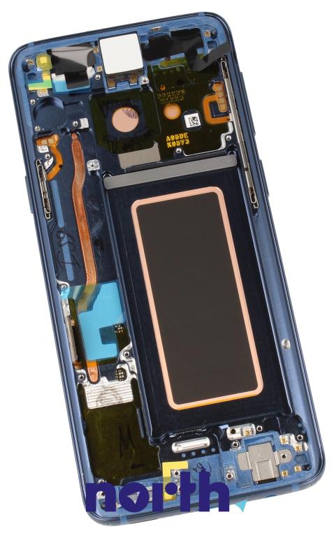 Wyświetlacz LCD w obudowie do smartfona Samsung Galaxy S9 SM-G960F GH9721696D,1