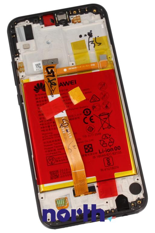 Wyświetlacz LCD z obudową i baterią do smartfona Huawei P20 Lite 02351VPR,1