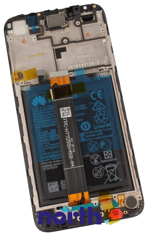 Wyświetlacz LCD z obudową i baterią do smartfona Huawei Y5 02351XHU,1