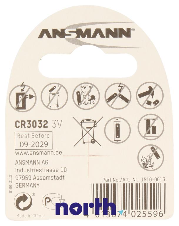 Bateria litowa CR3032 Ansmann (1szt.),1