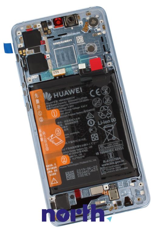 Wyświetlacz LCD z obudową i baterią do smartfona HUAWEI 02352NLP,1