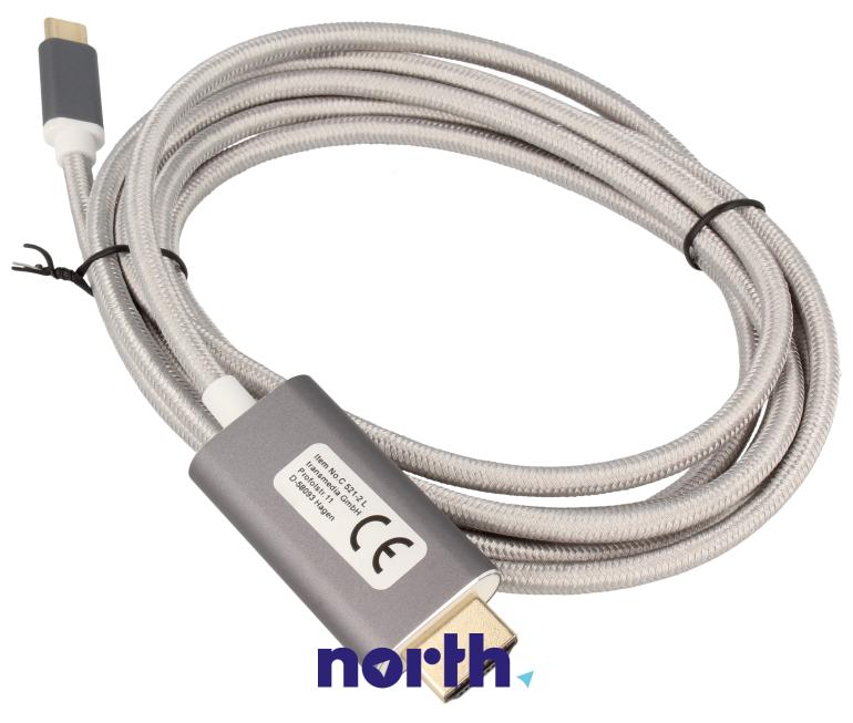 Kabel HDMI - USB C 3.1 2m,0