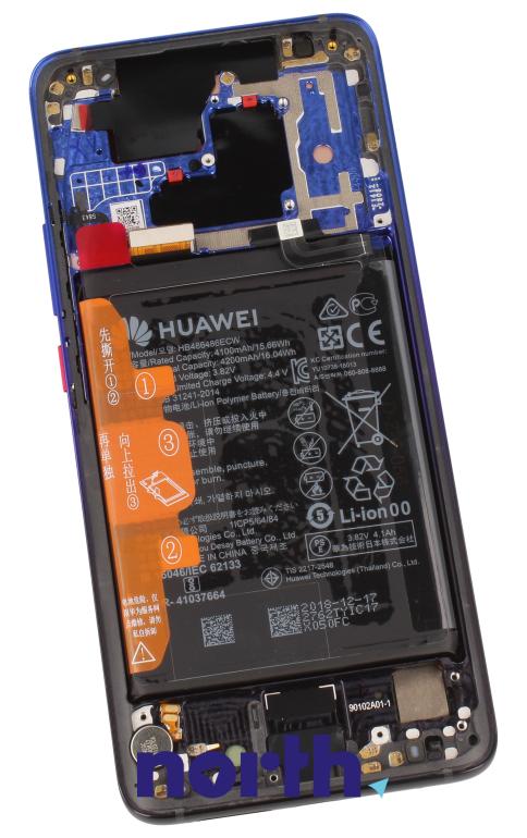 Wyświetlacz LCD z obudową i baterią do smartfona Huawei Mate P20 Pro 02352GGC,1