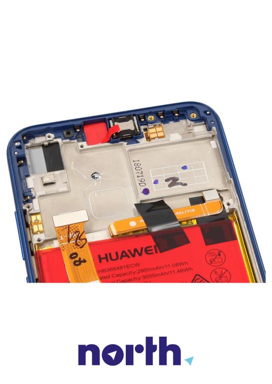 Wyświetlacz LCD z obudową i baterią do smartfona Huawei P20 Lite 02351XUA,2