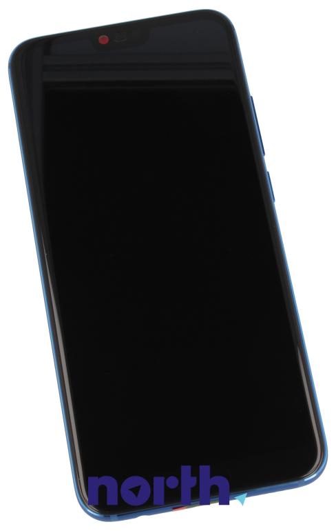 Wyświetlacz LCD z obudową i baterią do smartfona Huawei Honor 10 02351XBP,0