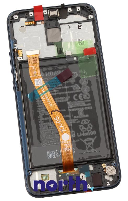 Wyświetlacz LCD z obudową i baterią do smartfona Huawei Mate 20 Lite 02352GTT,1