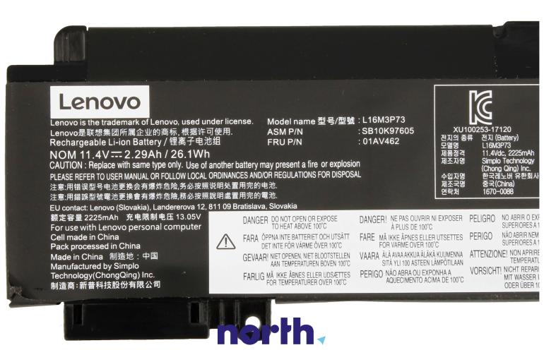 Bateria do laptopa Lenovo L16M3P73,5