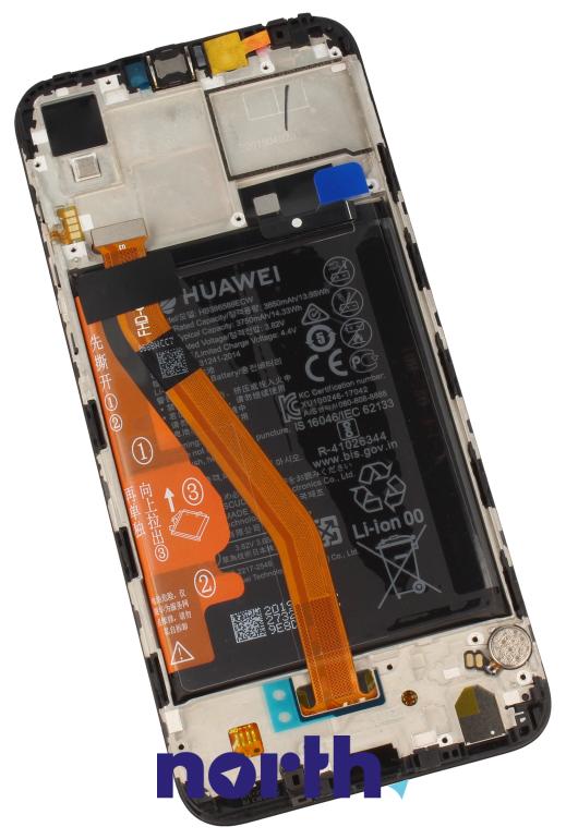 Wyświetlacz LCD z obudową i baterią do smartfona Huawei Honor Play 02351YXV,1