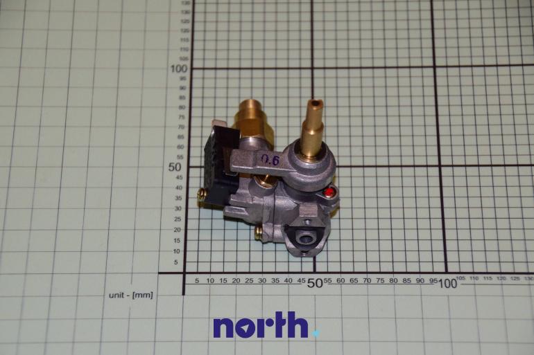 Zawór gazu do płyty gazowej Amica 1040050,0