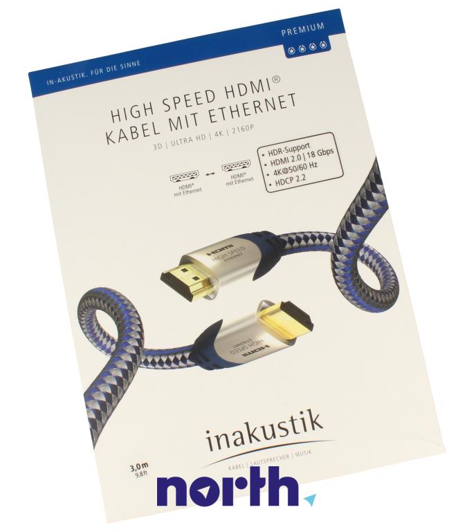 Kabel HDMI 4K Premium 3m,0