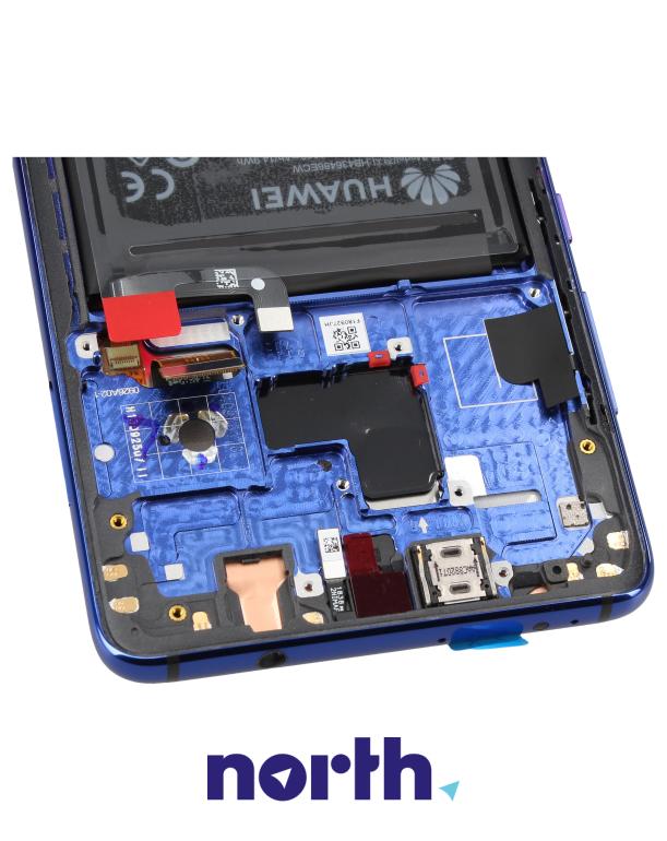 Wyświetlacz LCD z obudową i baterią do smartfona Huawei Mate 20 02352FRA,2