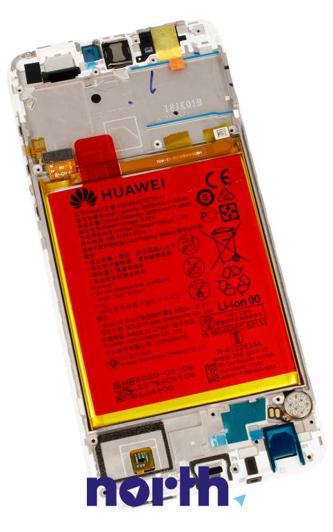 Wyświetlacz LCD z obudową i baterią do smartfona Huawei P Smart FIG-L31 02351SVE,1