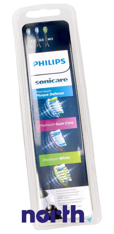 Końcówki Sonicare Premium Plaque Control do szczoteczki do zębów HX907333,4