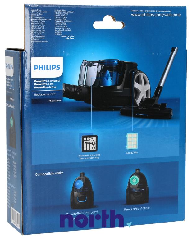 Filtry do odkurzacza Philips PowerPro FC8010/02,1