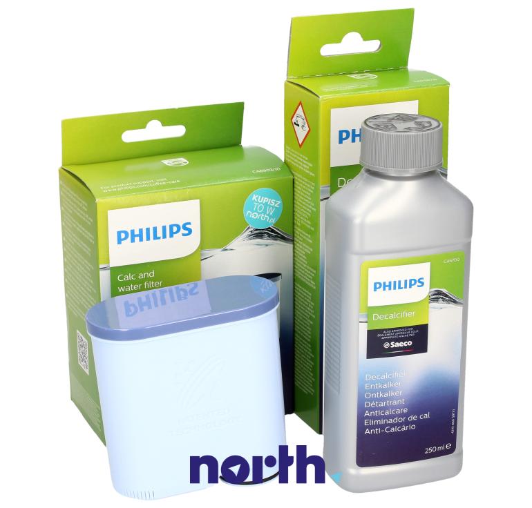 Filtr wody + odkamieniacz do ekspresu Philips 250ml,0