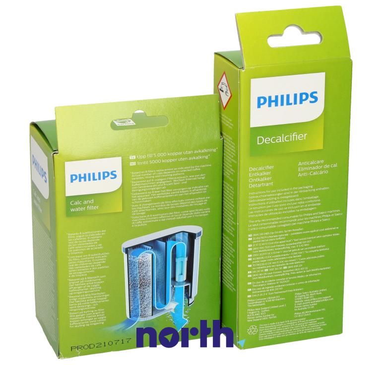 Filtr wody + odkamieniacz do ekspresu Philips 250ml,2