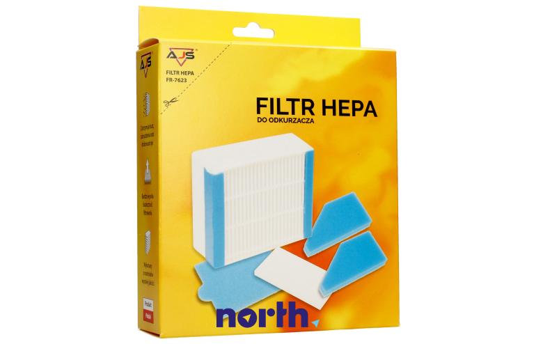 Zestaw filtrów: hepa + piankowy 5szt. do odkurzacza Thomas,0