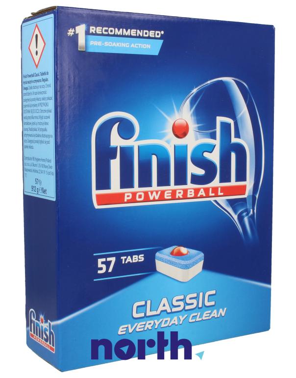 Tabletki do zmywarki FINISH Powerball Classic 57szt.,0