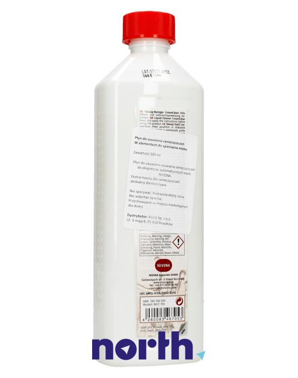 Płyn Nivona CreamClean NICC705 do czyszczenia obiegu mleka do ekspresu,1