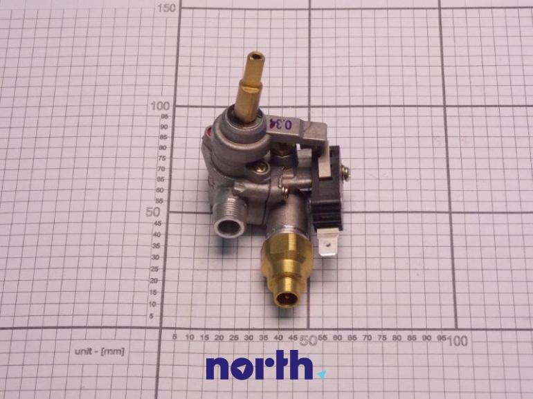 Zawór palnika średniego do płyty gazowej Amica 1032462,0