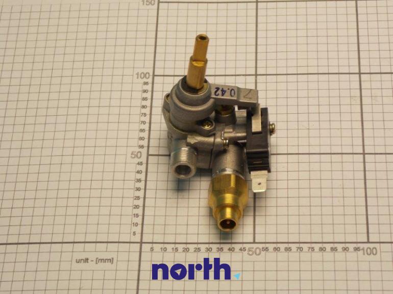 Zawór palnika dużego do płyty gazowej Amica 1032464,0