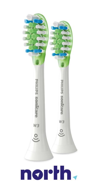 Końcówki Sonicare (2szt.) Premium White do szczoteczki do zębów,0